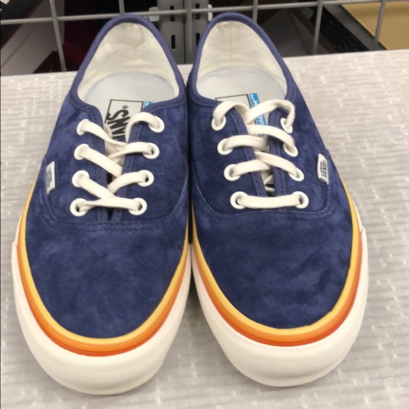 vans retro rainbow authentic sf sneaker